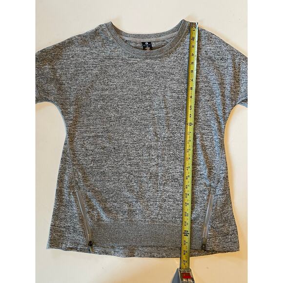 Active Life Heather Grey Side Zip Sweatshirt Pullover Size Large athleisure - Picture 6 of 10